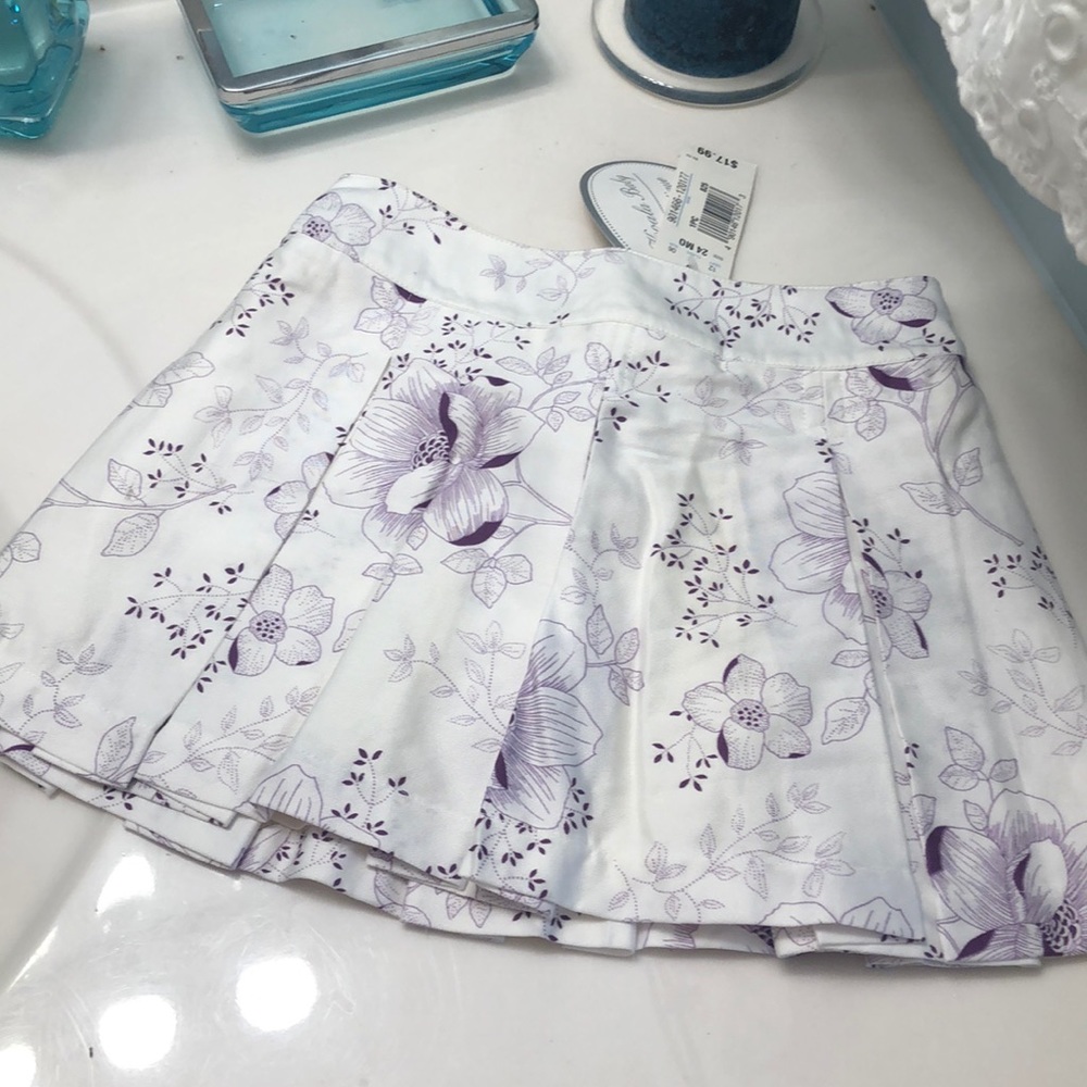 Floral tennis skirt